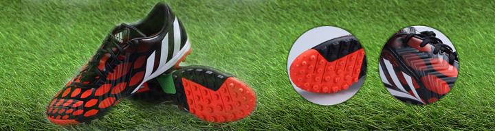 adidas predator absolion instinct TF 黑白红配色