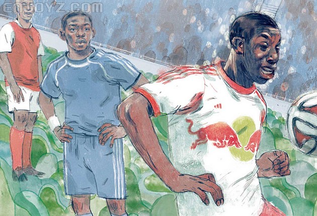 美国职业足球大联盟艺术插画