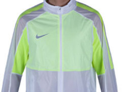 Nike Select Revolution Lightweight Woven Jacket - White/Volt/Black