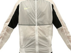 Nike Select Revolution Lightweight Woven Jacket - White/Black/Volt