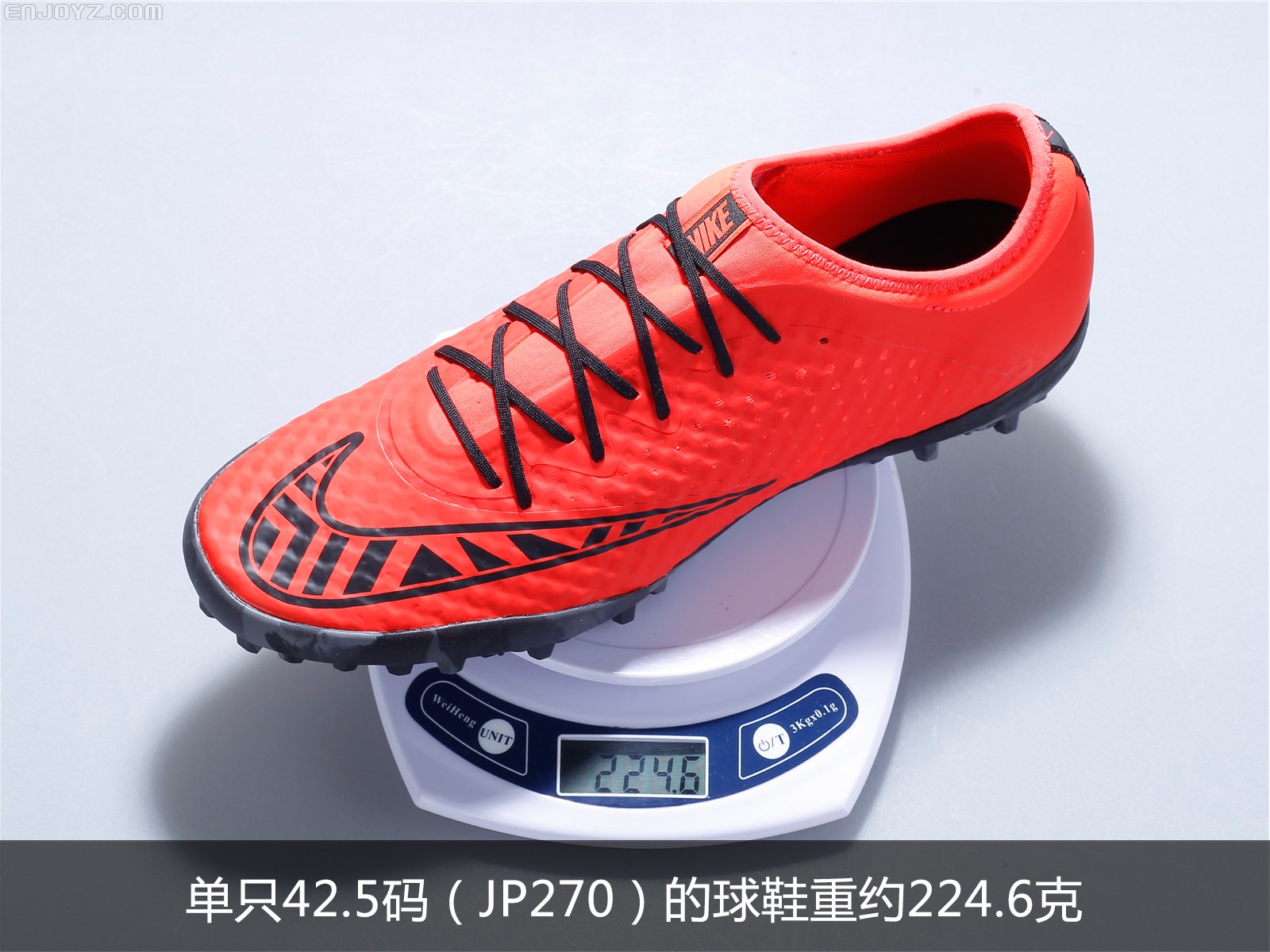 nike mercurialx finale tf小场碎钉足球鞋红黑配色
