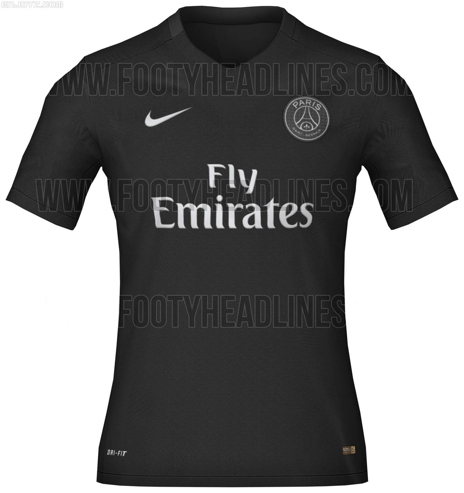Nike/耐克正品AIR JORDAN PSG巴黎圣日耳曼男运动短袖T恤 BV2027_虎窝淘