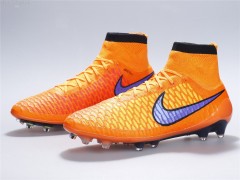 Nike Magista Obra FG 鬼牌超顶级橙紫配色足球鞋