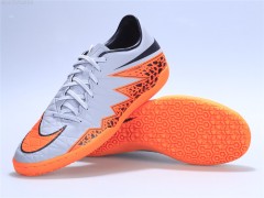 Nike Hypervenom Phelon IC 毒锋灰橙配色室内平底足球鞋