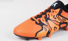 adidas X15+ Primeknit 橙黑配色足球鞋