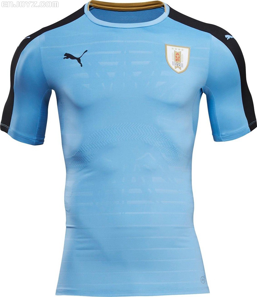PUMA发布乌拉圭国家队全新主客场球衣 球衣 足球鞋足球装备门户_ENJOYZ足球装备网