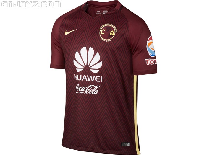 墨西哥美洲俱乐部发布新赛季客场球衣