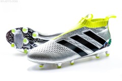 adidas Ace16+ Purecontrol 银黄配色足球鞋