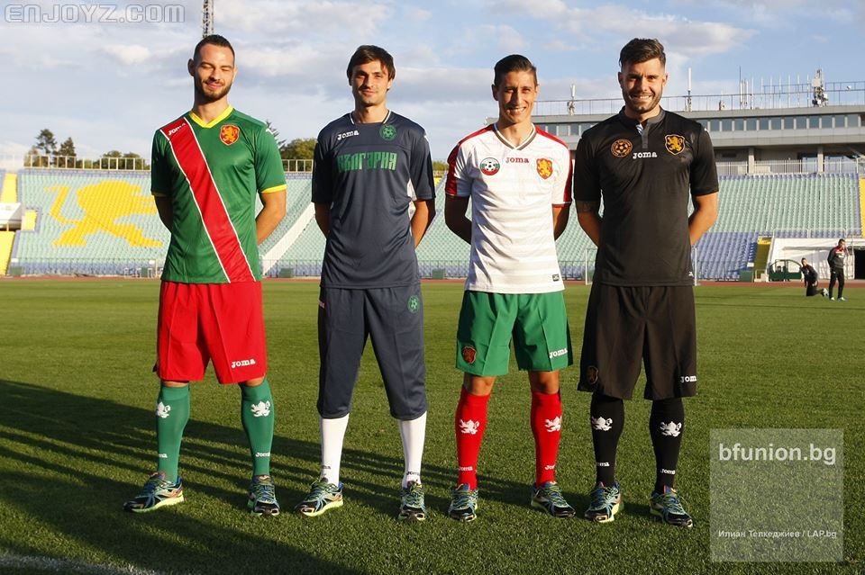 Joma发布保加利亚国家队全新主客场球衣