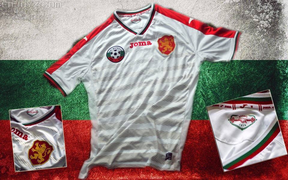 Joma发布保加利亚国家队全新主客场球衣