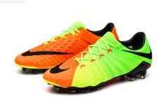 Nike Hypervenom Phantom III 绿橙配色足球鞋