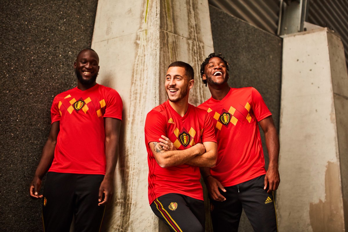比利时国家队发布2018世界杯主场球衣