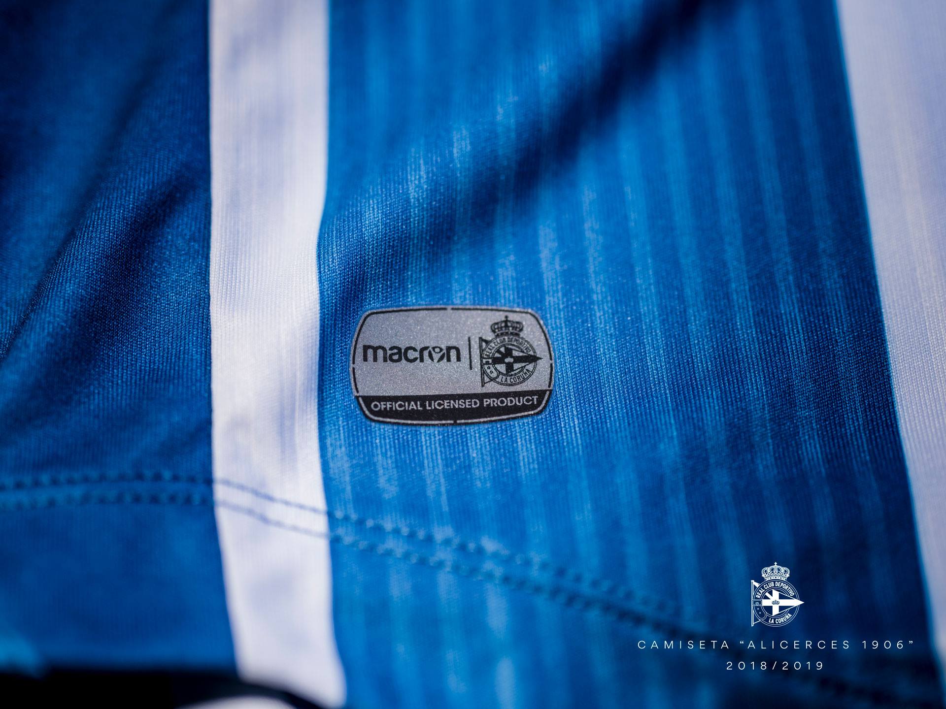 Macorn发布拉科鲁尼亚2018\/19赛季主场球衣