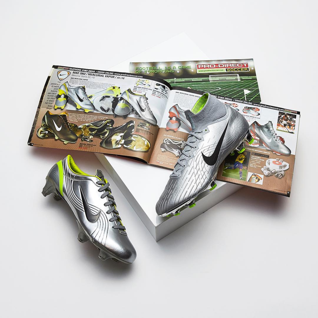 Nike Mercurial Vapor ii FG Shock Silver UK11 Loved Boots