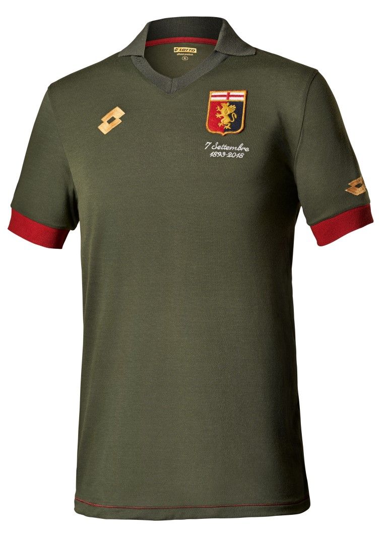 热那亚发布俱乐部成立125周年特别版球衣