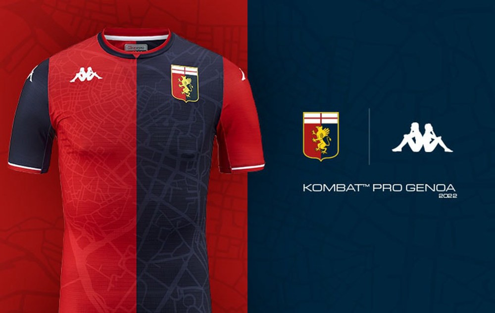 kappa发布热那亚2021/22赛季主场球衣