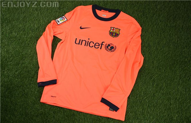 barcelona long sleeve away jersey 09-10赛季巴萨客场梅西球衣