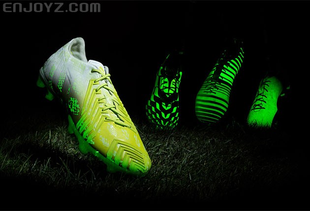 阿迪达斯发布全新夜光足球鞋