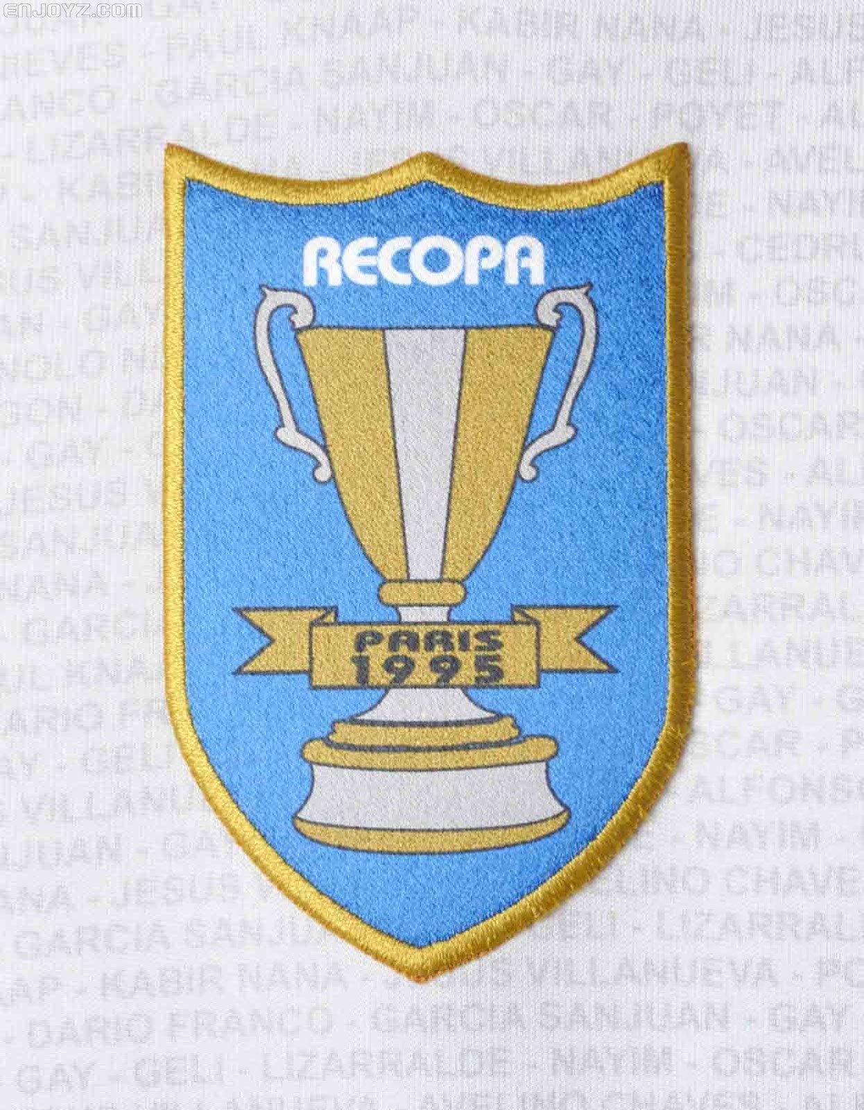 萨拉戈萨欧洲优胜者杯20周年夺冠纪念球衣