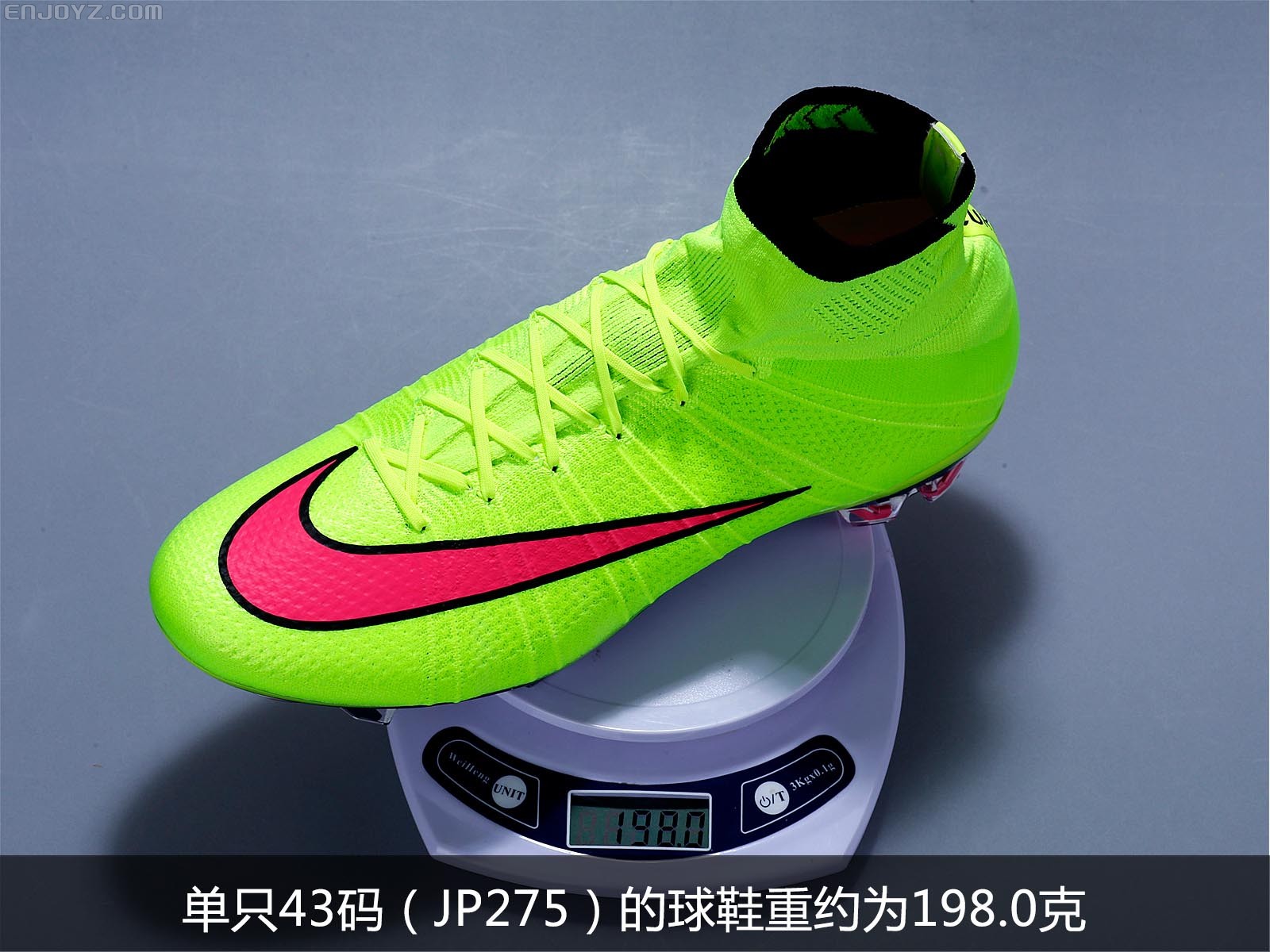 nike mercurial superfly fg 荧光黄配色
