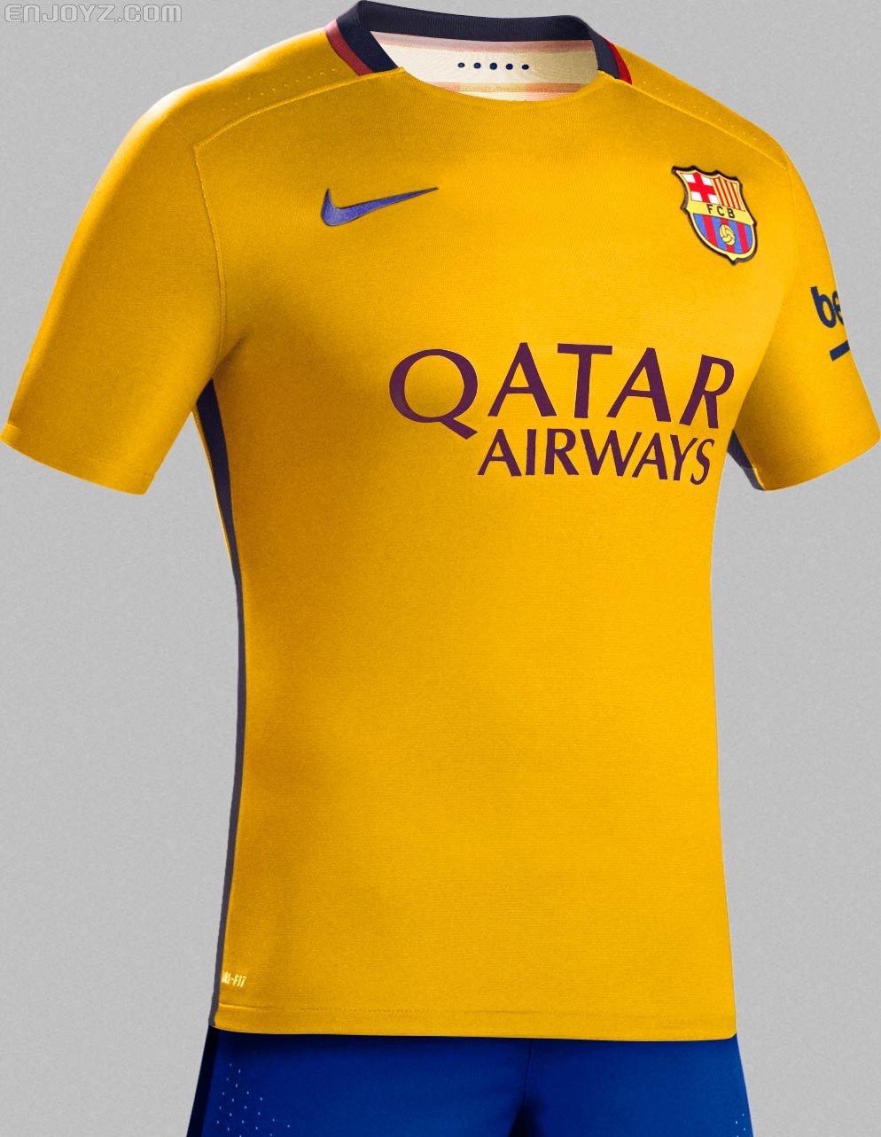 巴塞罗那15/16赛季主客场球衣发布
