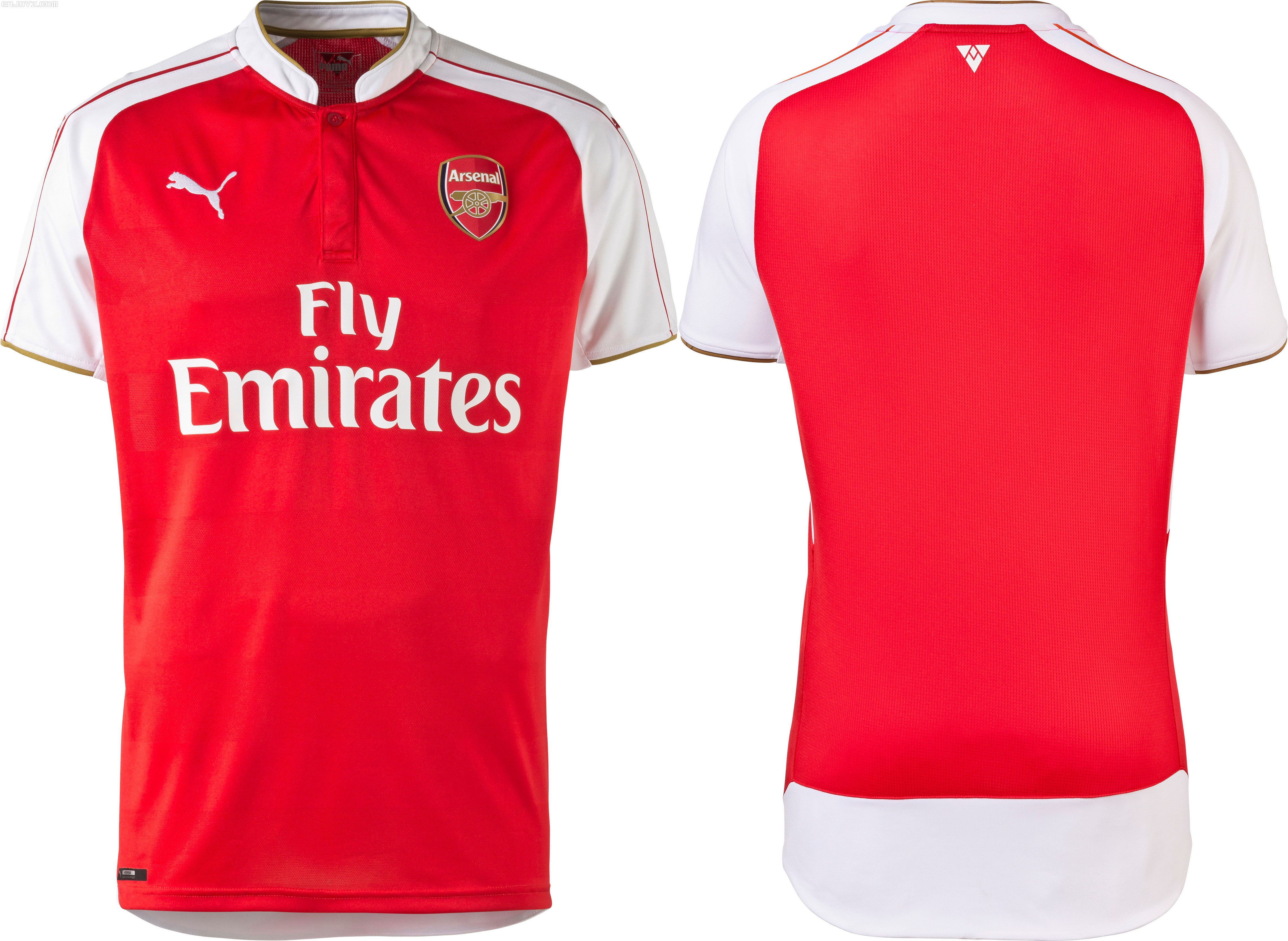 来自球迷的力量 puma发布阿森纳2015/16赛季主场比赛服 - 球衣 - 足球