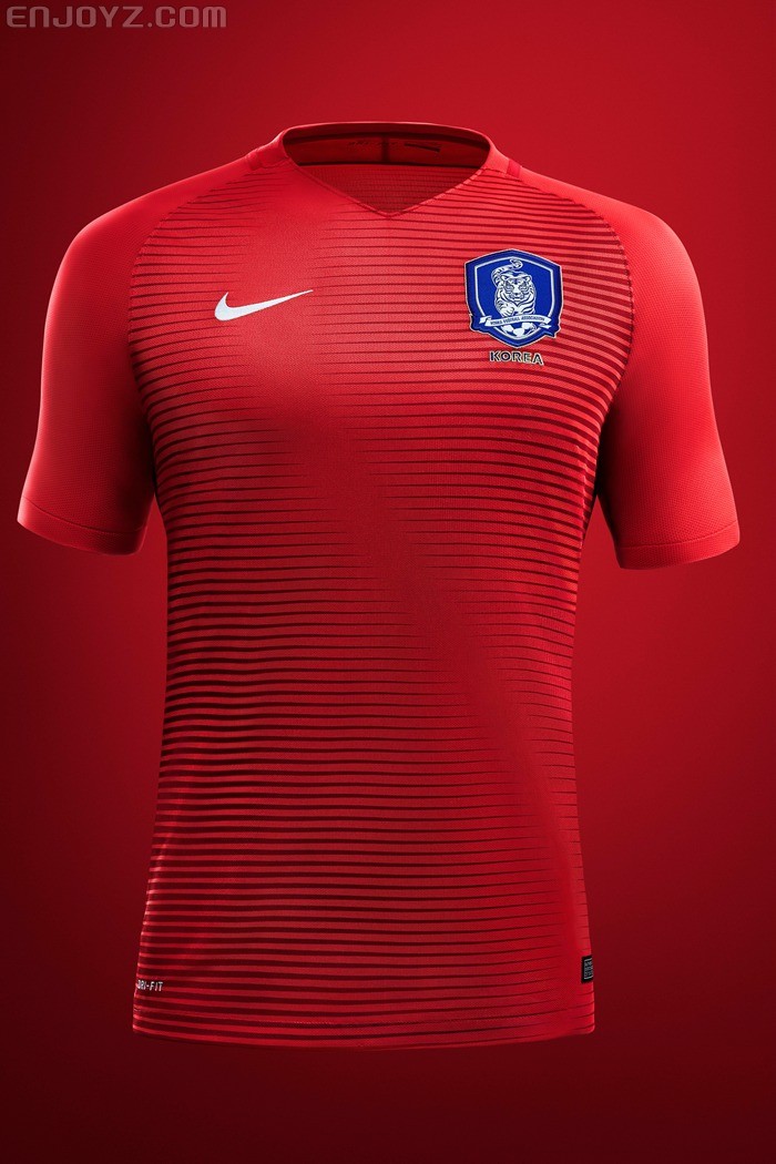耐克发布韩国国家队全新主客场球衣