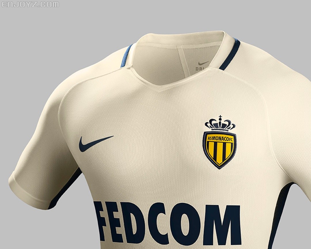 摩纳哥发布2016/17赛季客场球衣 - 球衣 - 足球鞋足球装备门户_enjoyz