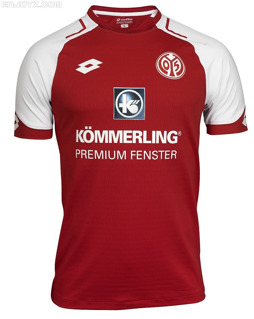 美因茨发布201718赛季主客场球衣