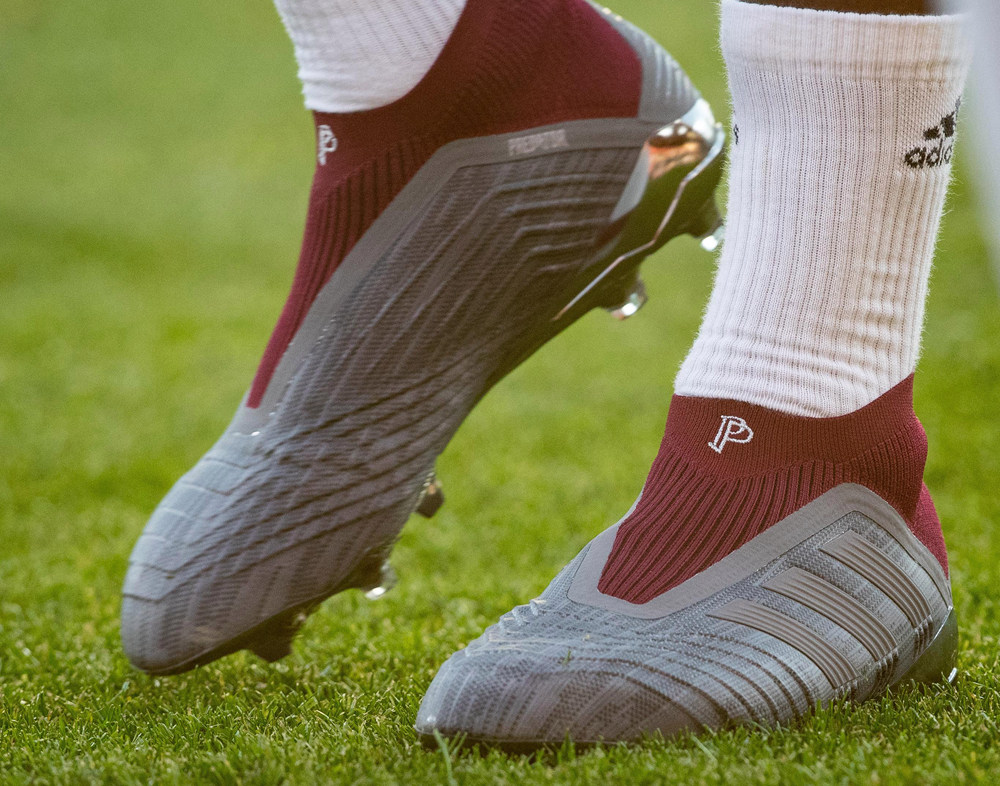 博格巴上脚全新个人专属predator 18  pp足球鞋 - 球鞋 - 足球鞋足球