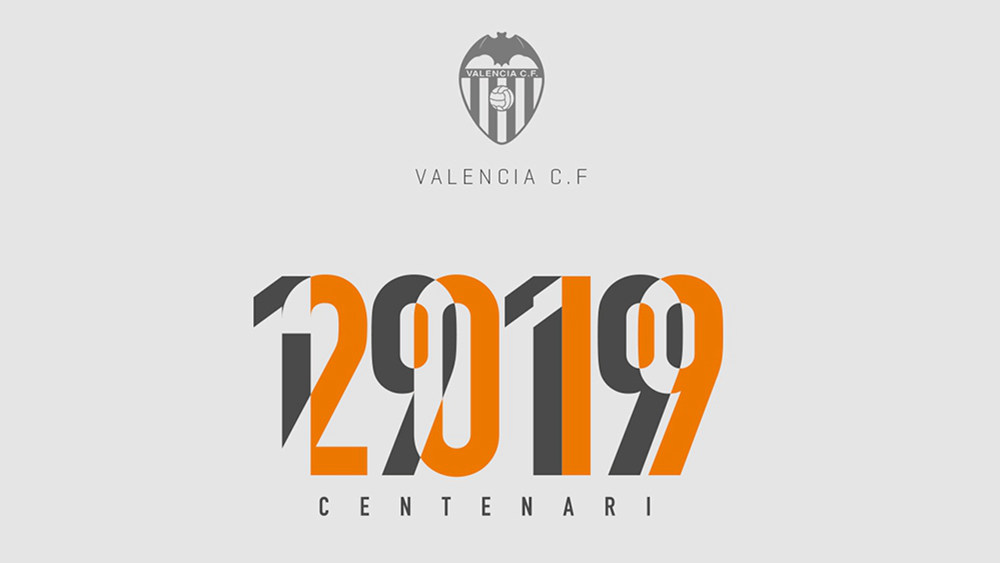 巴伦西亚201819赛季百年纪念队徽曝光