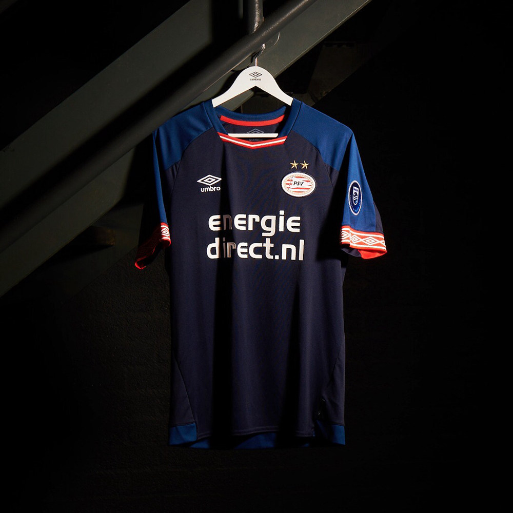 umbro发布埃因霍温2018/19赛季第二客场球衣