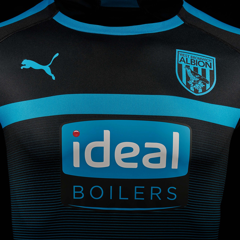 西布罗姆维奇201819赛季客场及第二客场球衣发布