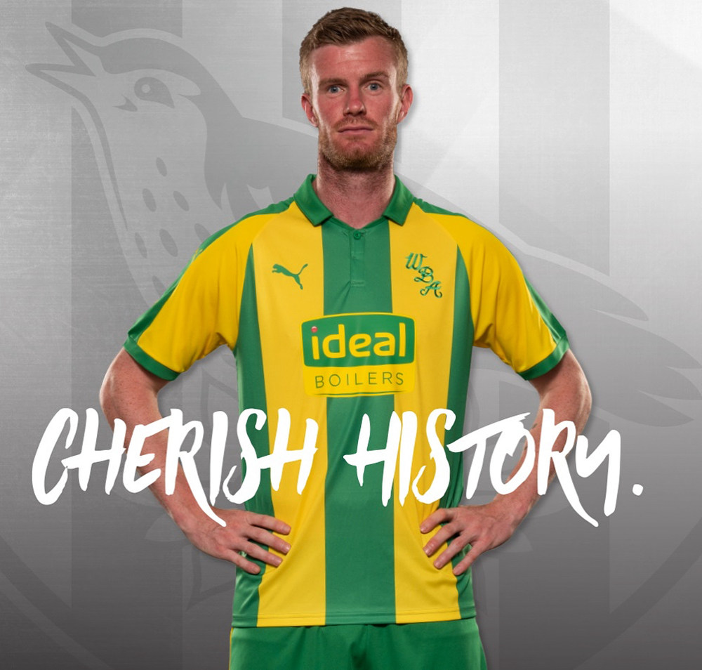 西布罗姆维奇201819赛季客场及第二客场球衣发布