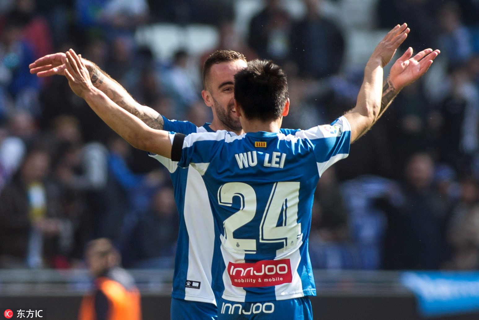 中国球员西甲首球武磊的球衣买定了