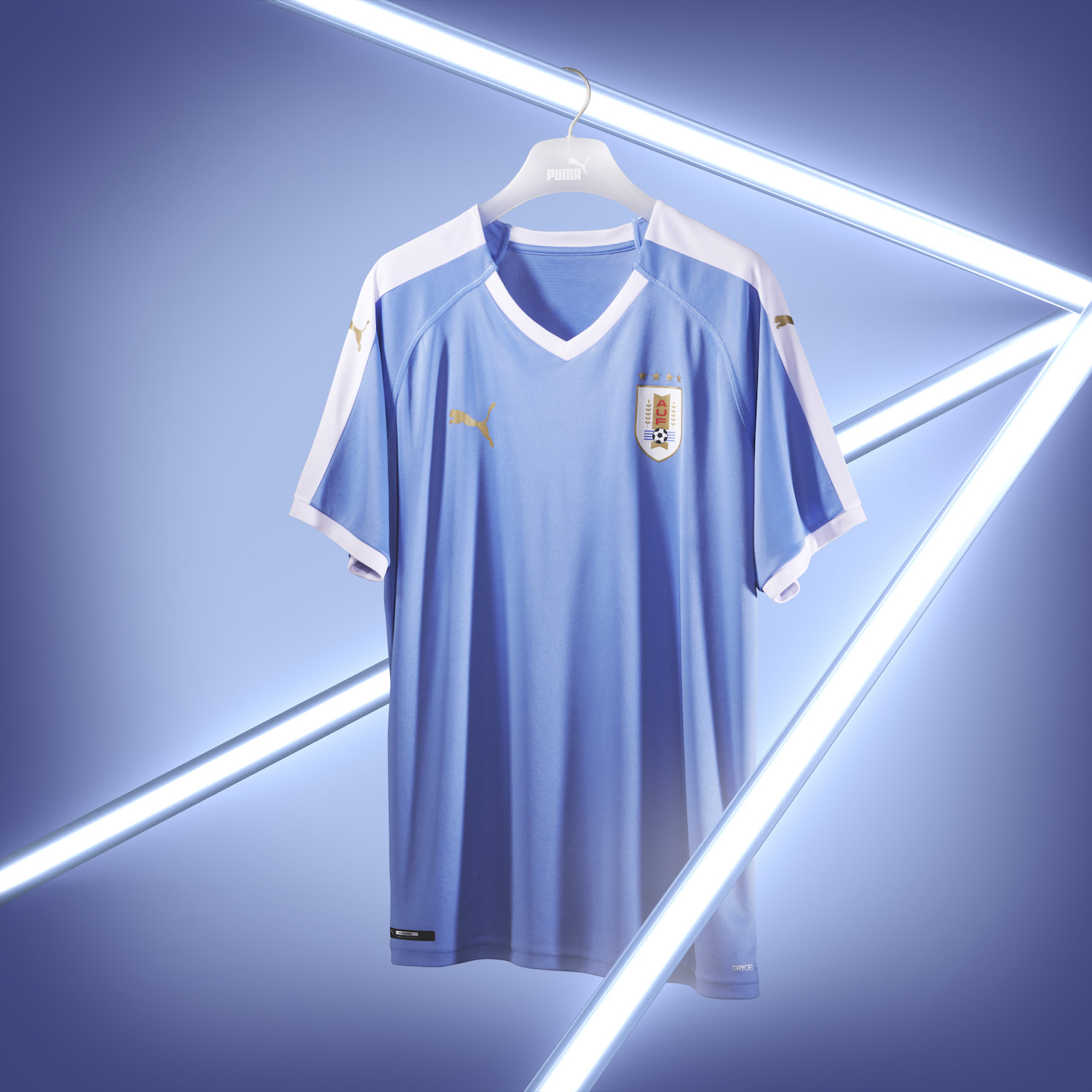 puma发布乌拉圭国家队2019全新主客场球衣 - 球衣 - 足球鞋足球装备