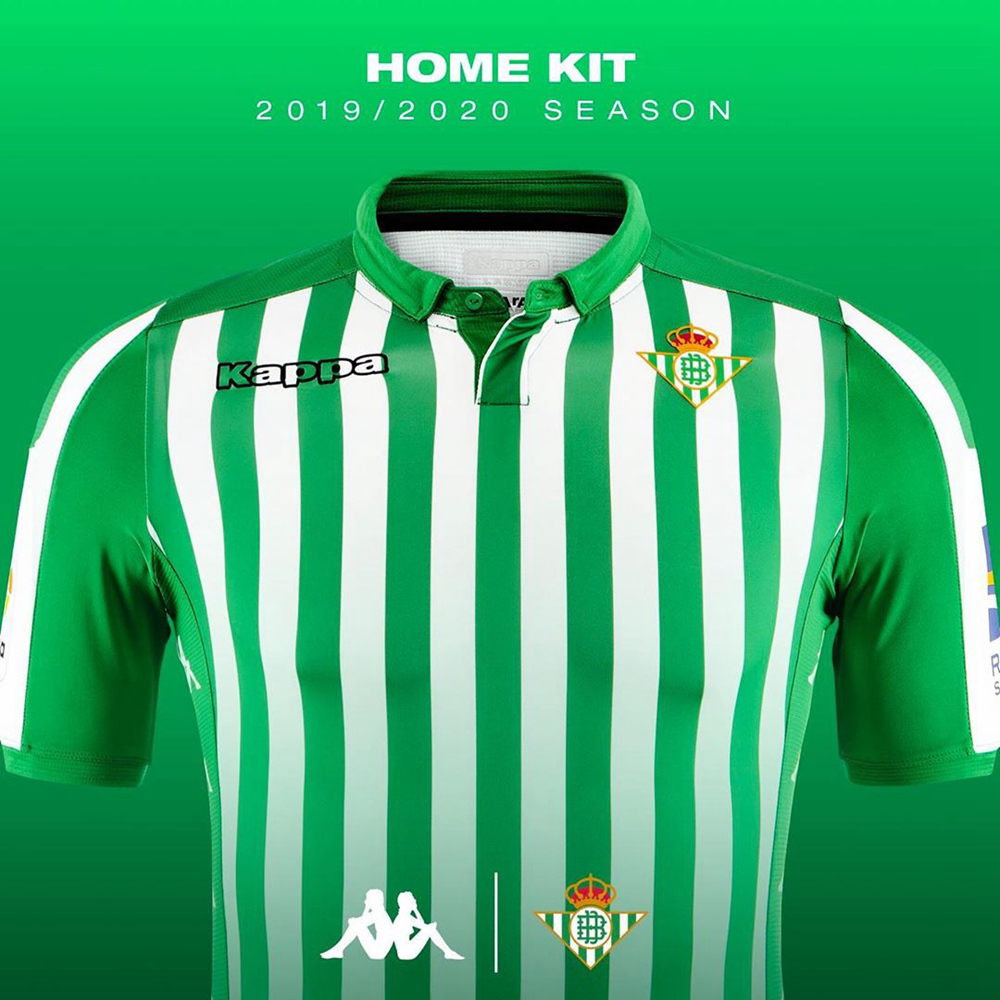 kappa发布皇家贝蒂斯201920赛季主场球衣