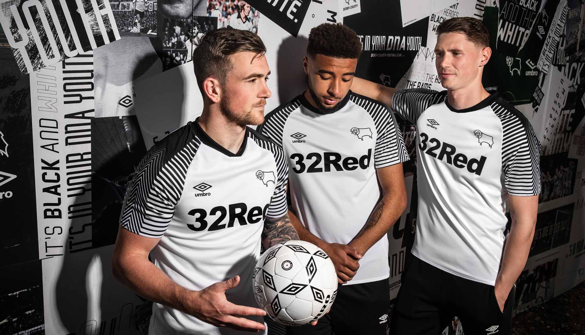 德比郡2019/20主场球衣发布