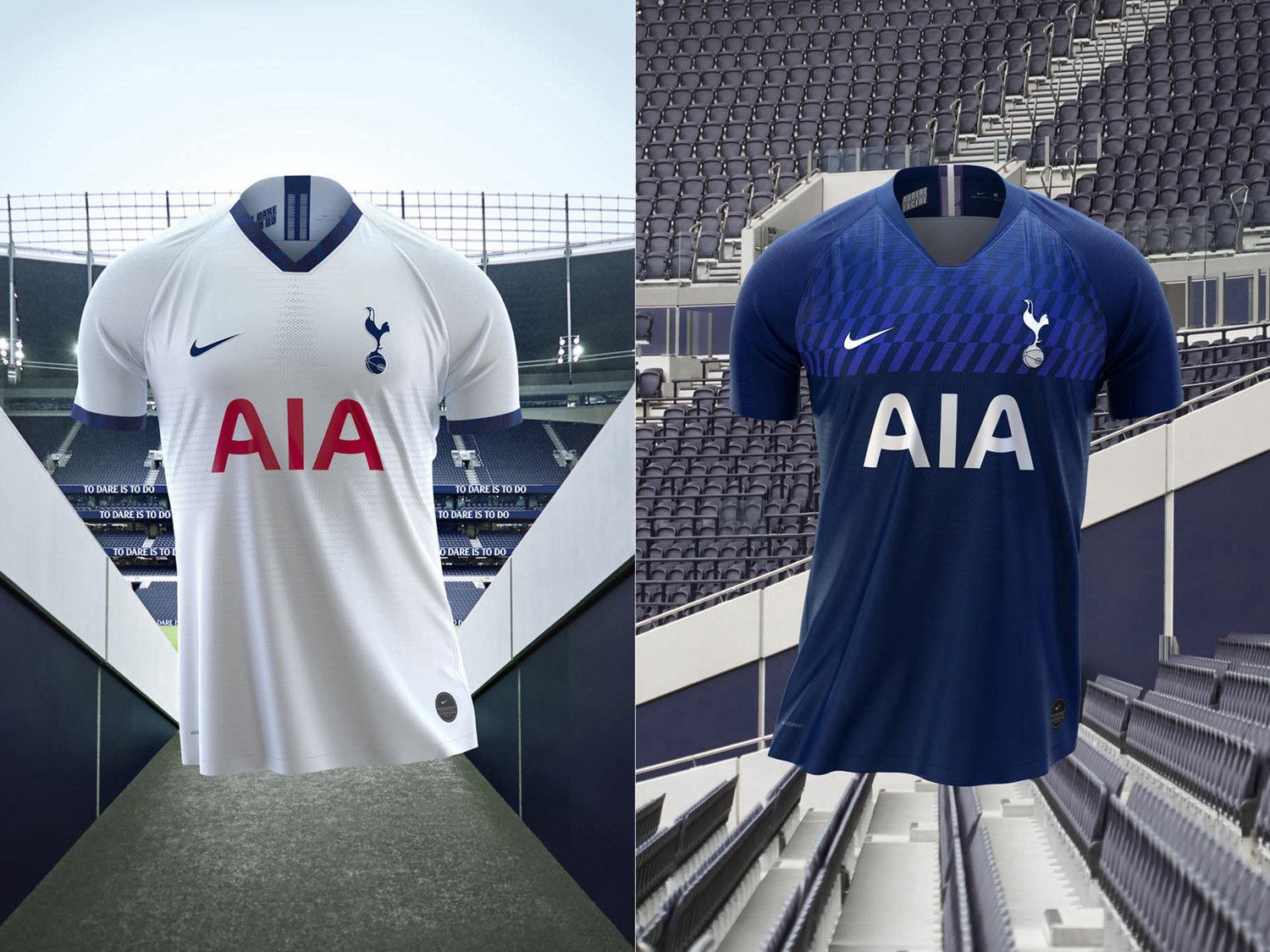 耐克发布托特纳姆热刺201920赛季主客场球衣
