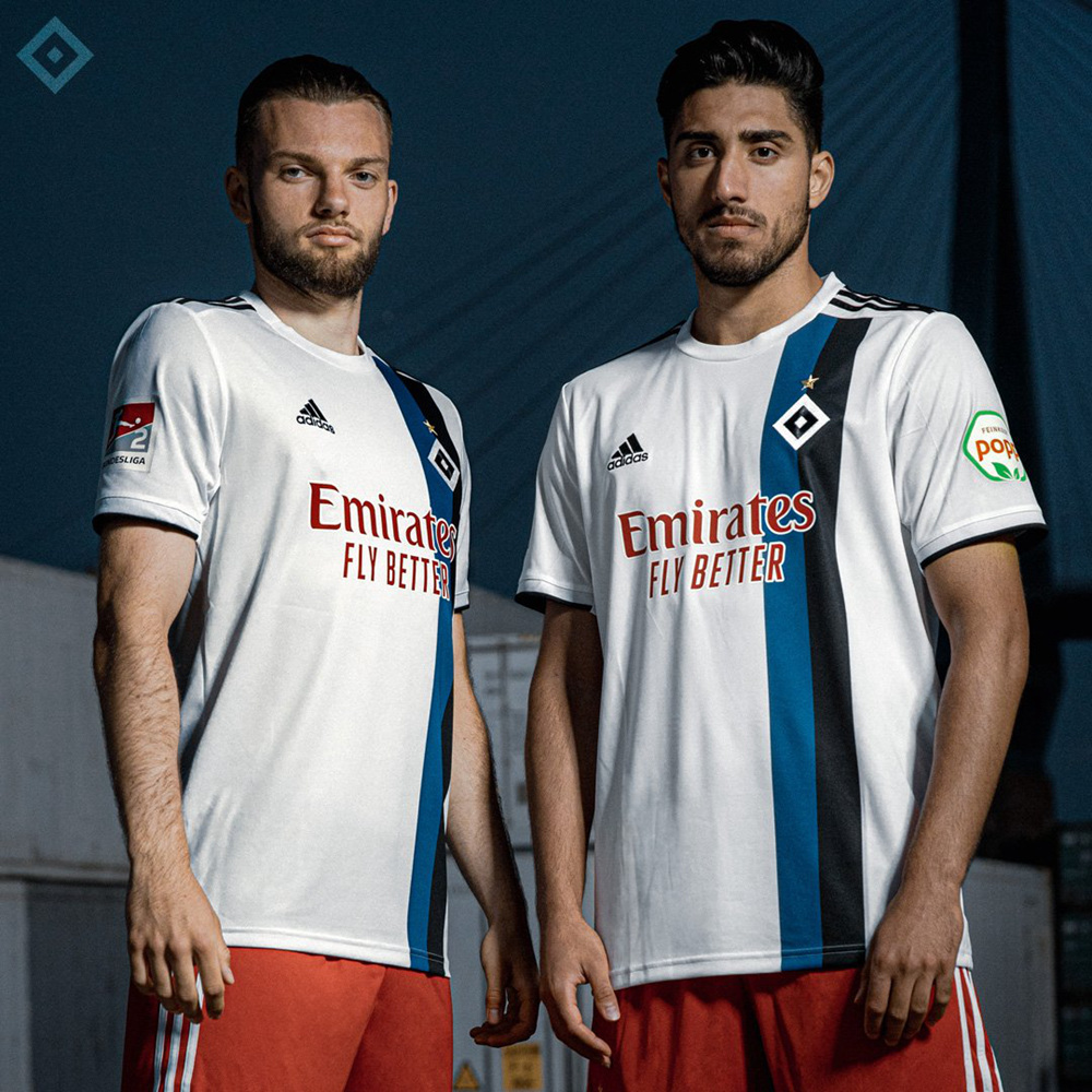 阿迪达斯发布汉堡201920赛季主场球衣