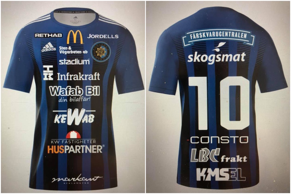 瑞典if卡尔斯塔德足球俱乐部打破球衣广告数量纪录 - 球衣视点 - 足球