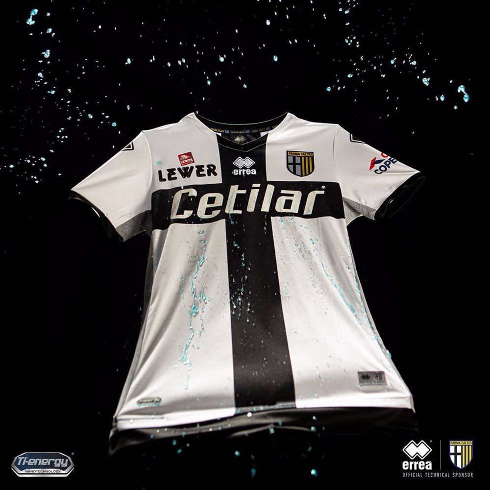 errea sport为帕尔马推出抗菌面料球衣