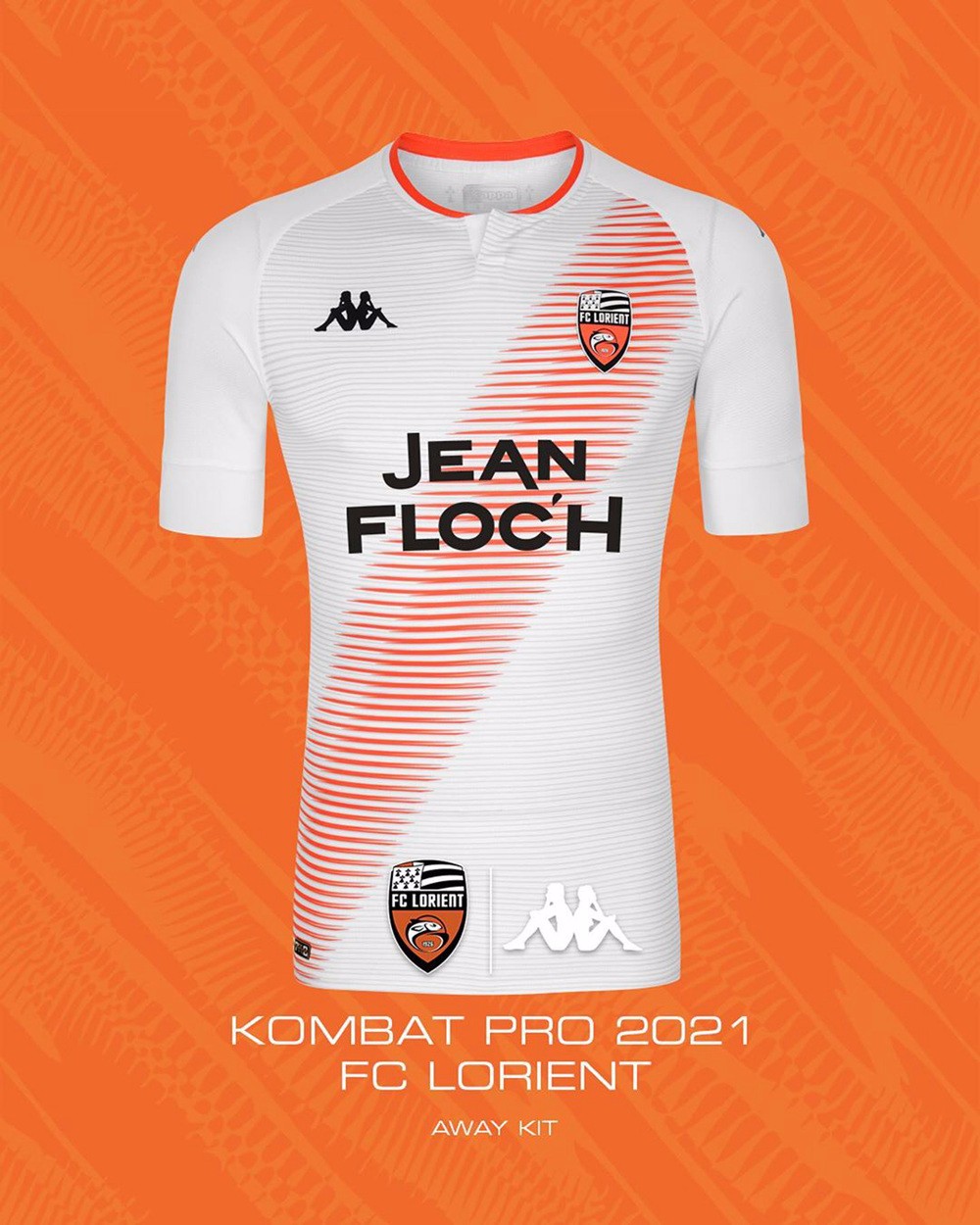 kappa发布洛里昂2020/21赛季主客场球衣