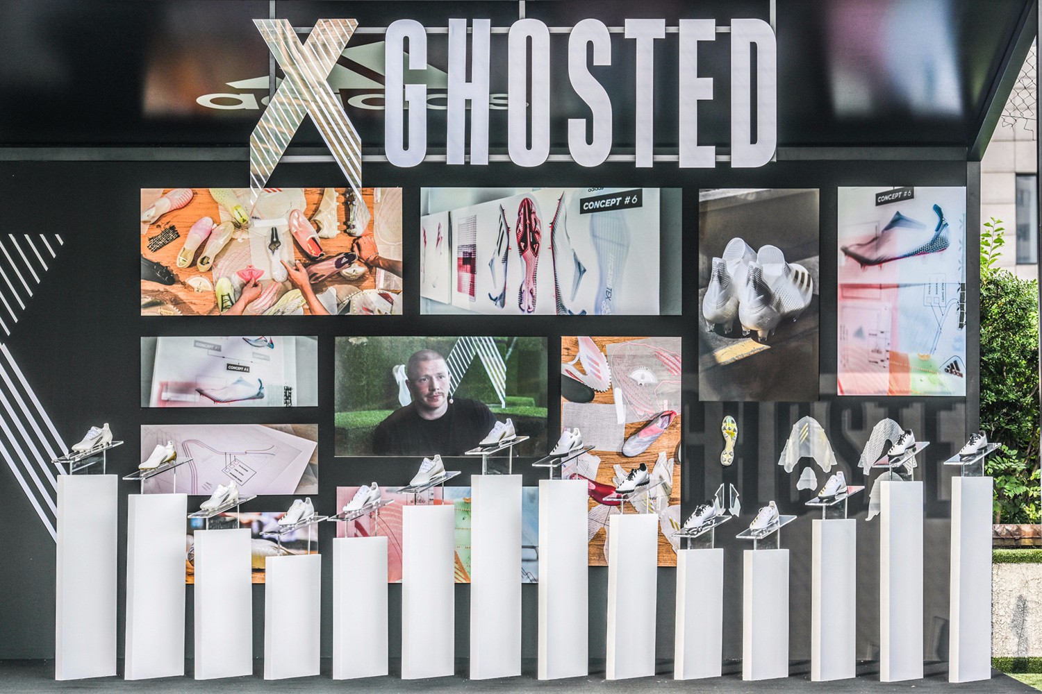 x ghosted体验活动产品陈列