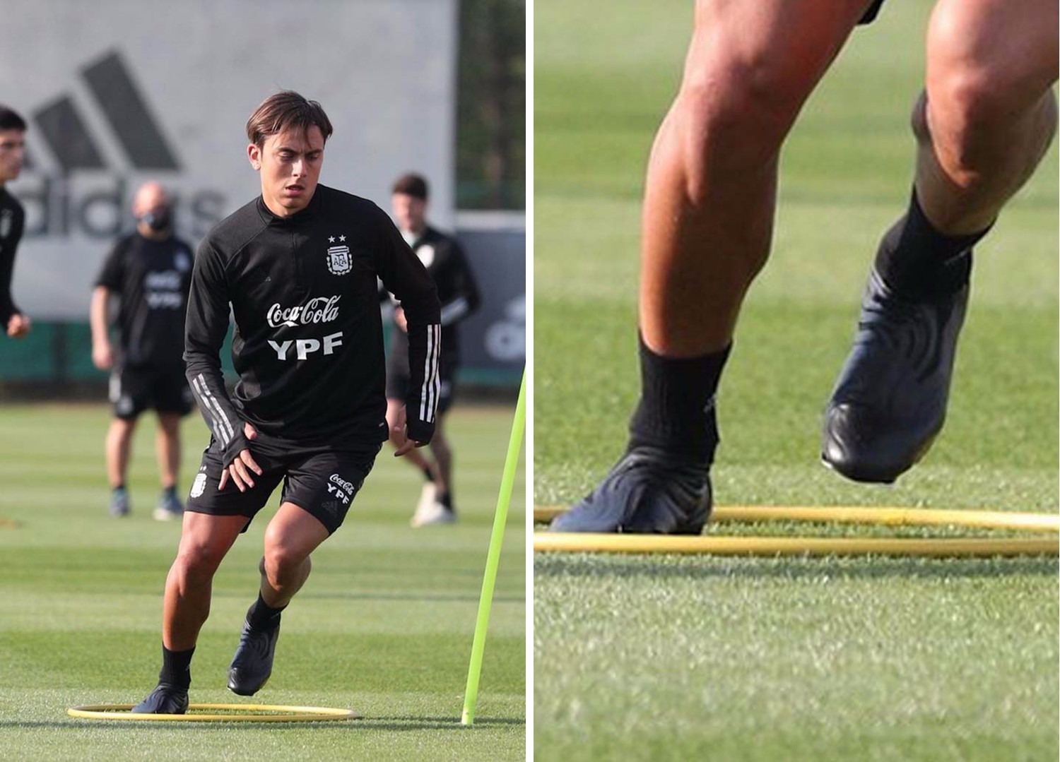 迪巴拉训练上脚新一代adidas copa足球鞋