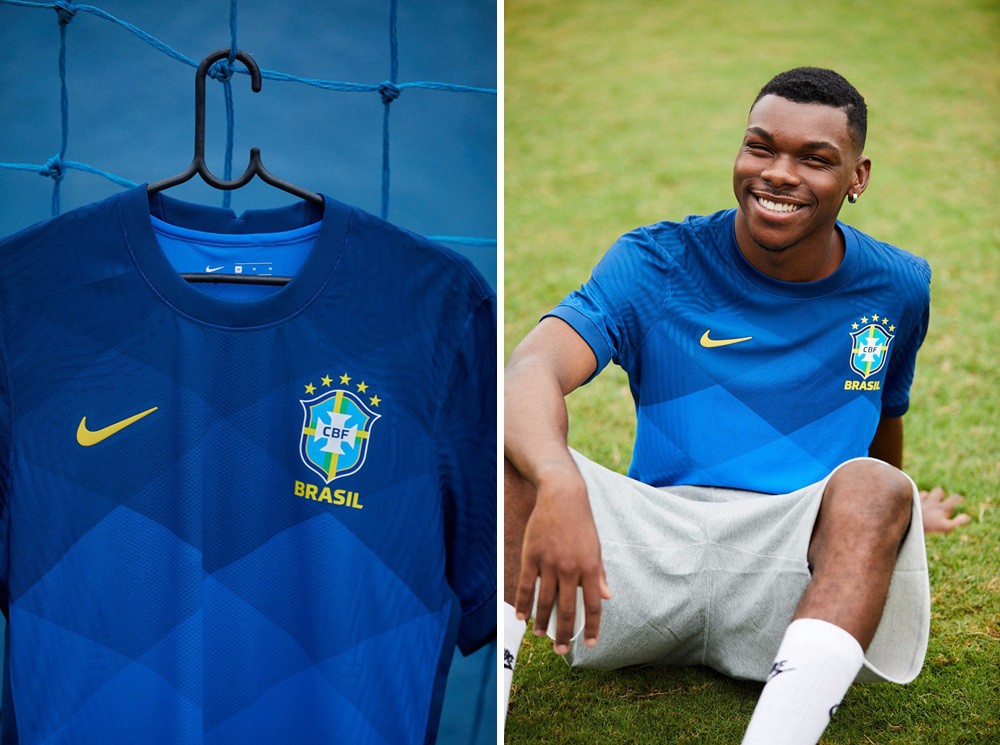 耐克发布巴西国家队全新主客场球衣