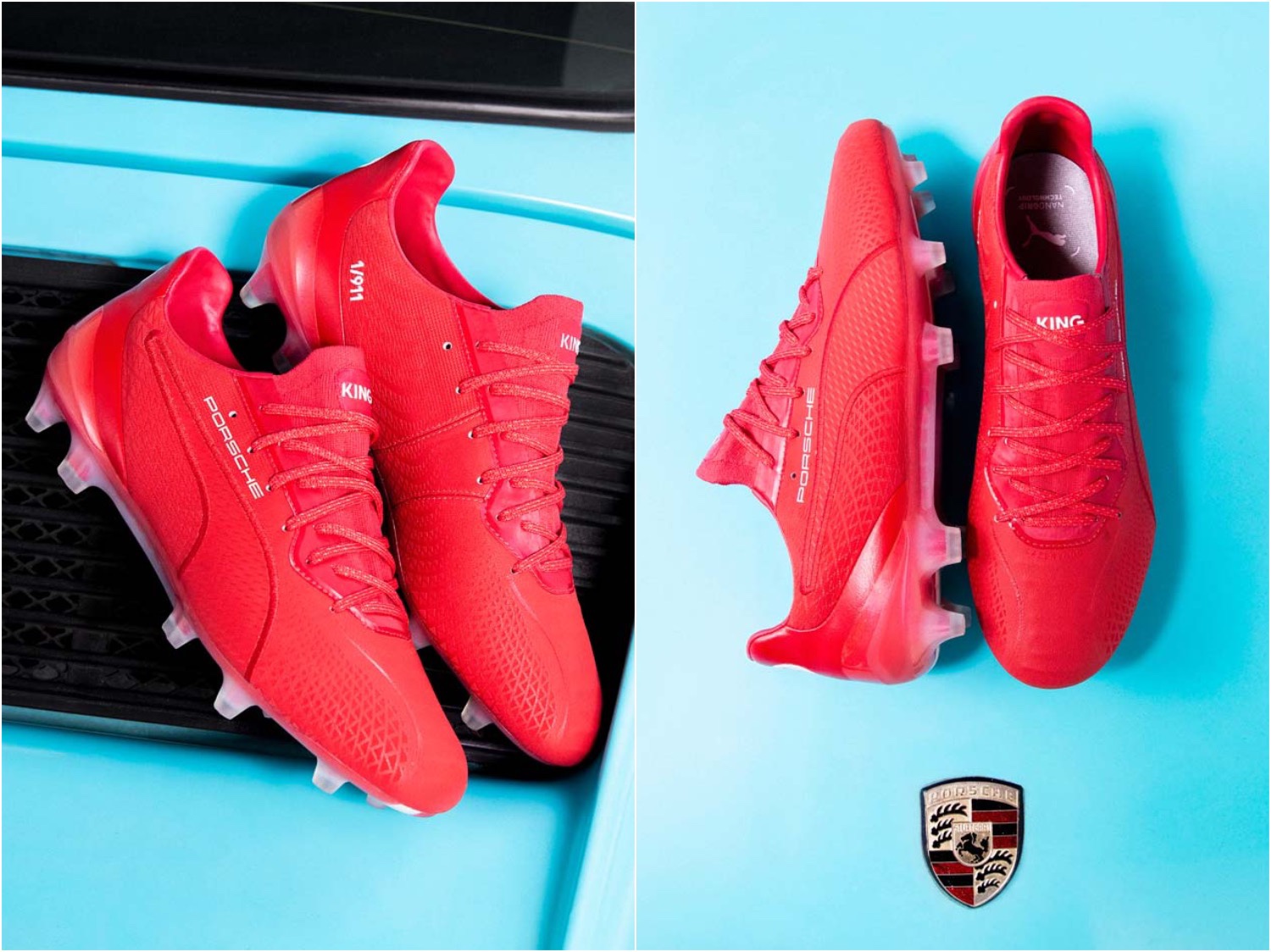 puma携手保时捷推出king platinum "911 legacy"限量足球鞋