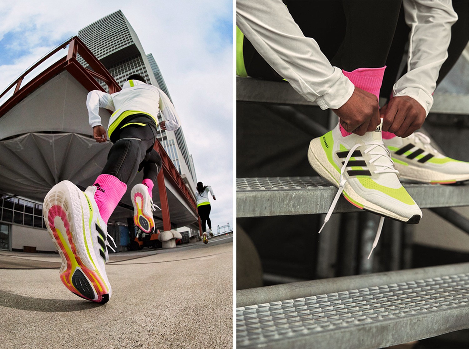 hi 能量!阿迪达斯推出ultraboost 21跑鞋"高能黄"配色