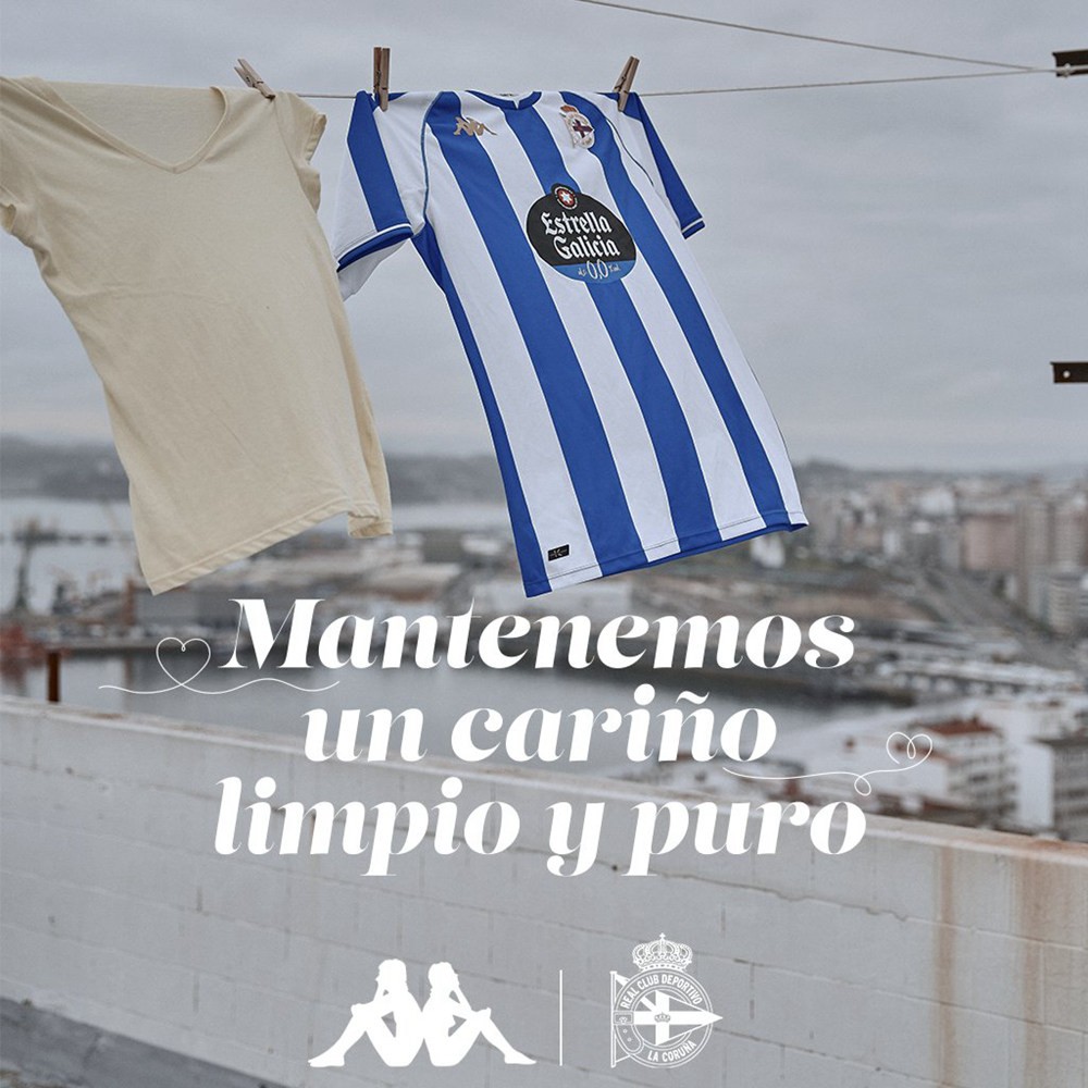 kappa发布拉科鲁尼亚2021/22赛季主场球衣