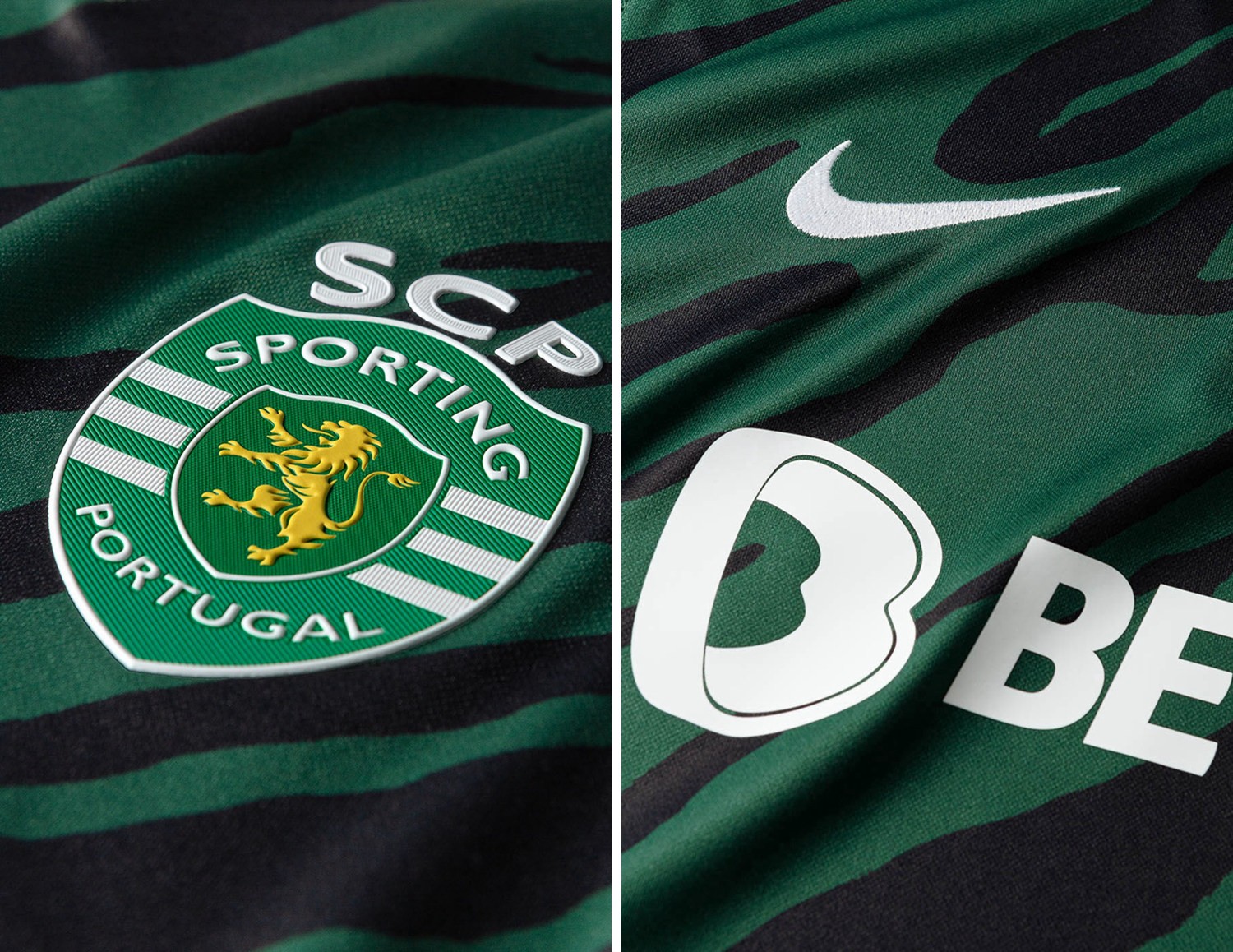 除了凸显战斗精神的迷彩图案外,球衣胸前的俱乐部徽章采用3d热压工艺